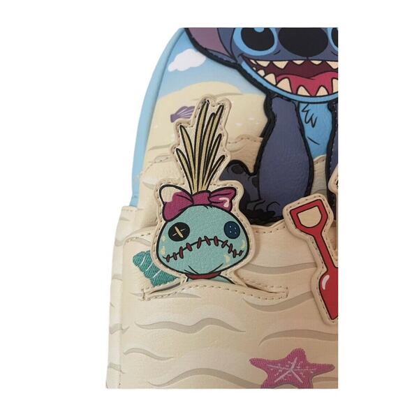 2024 Disney Parks Loungefly Stitch & Scrump Beach Day Sand  display picture 1